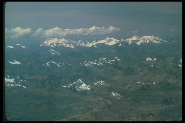 142016 Andes From The Air A4 Photo Print