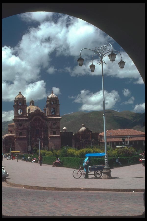 142019 Street Corner, Cuzco A4 Photo Print
