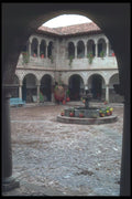 142020 Courtyard, Cuzco A4 Photo Print
