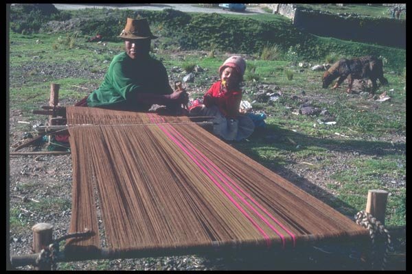 142035 Traditional Loom A4 Photo Print