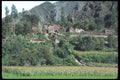 142042 Huts On A Hillside A4 Photo Print