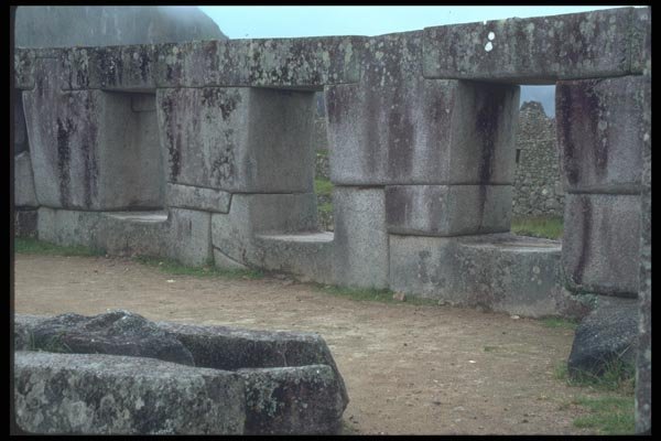 142059 Temple Of The Three Windows, Machu Picchu A4 Photo Print