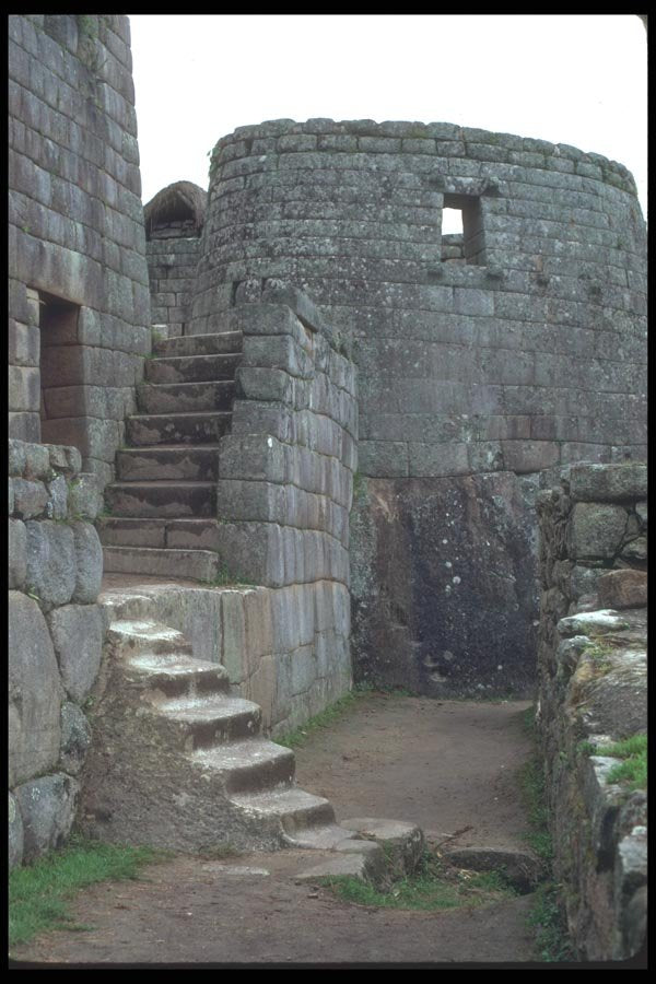 142062 Tower, Machu Picchu A4 Photo Print