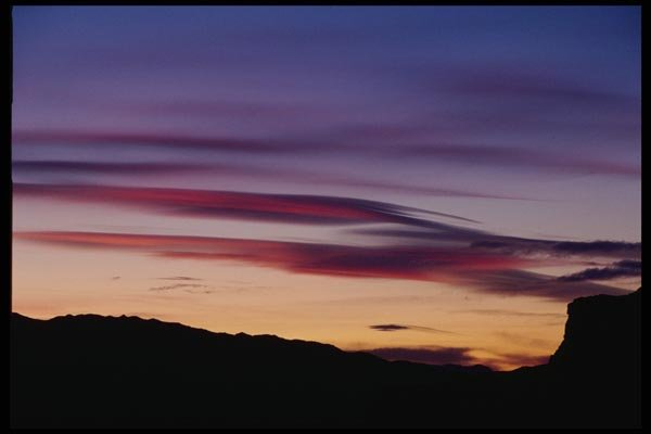143004 Death Valley Zabriskie Point Sunset A4 Photo Print