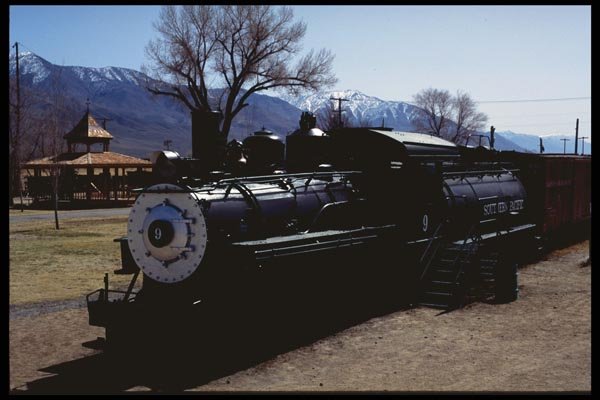 143073 Mono County Laws Railroad Museum A4 Photo Print