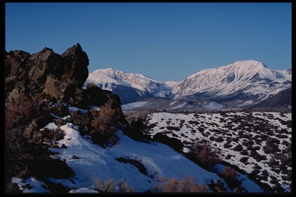 143095 Mono County Mono Lake Panum Crater A4 Photo Print
