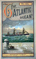144 The Atlantic Ocean Journal 1884 Vintage A4 Photo Print