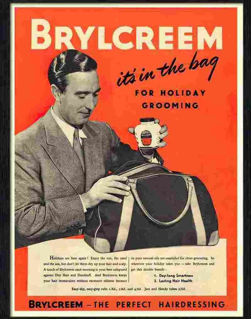144 brylcreem 1950s Advert A4 Photo Print