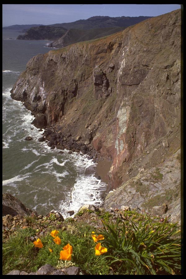 144001 Golden Gate Nat'l Recreation Area Coastal View A4 Photo Print