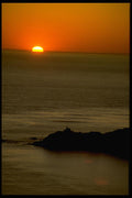 144002 Golden Gate Nat'l Recreation Area Sunset Over Pt. Bonita A4 Photo Print