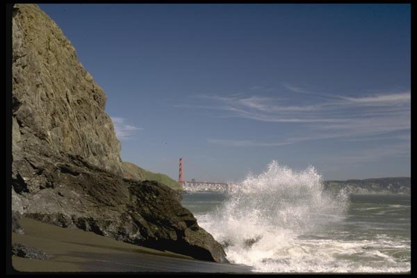 144012 Golden Gate Nat'l Recreation Area Bonita Cove A4 Photo Print