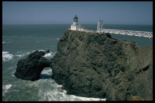 144014 Golden Gate Nat'l Recreation Area Pt Bonita Lighthouse A4 Photo Print