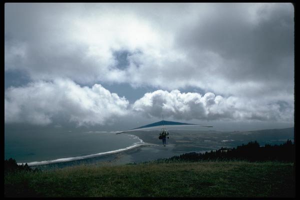 144024 Mt. Tamalpais State Park Hang Glider On Bolinas Ridge A4 Photo Print