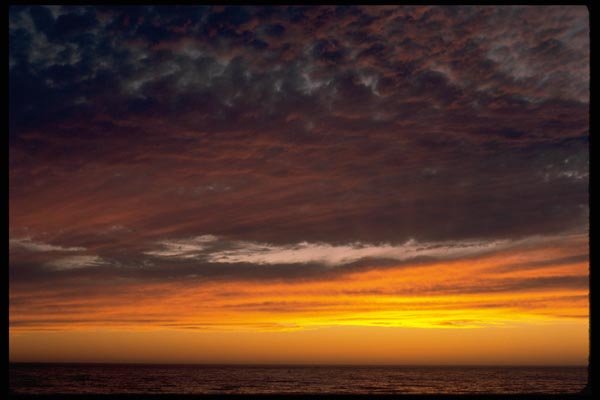 144050 Mendocino Sunset A4 Photo Print
