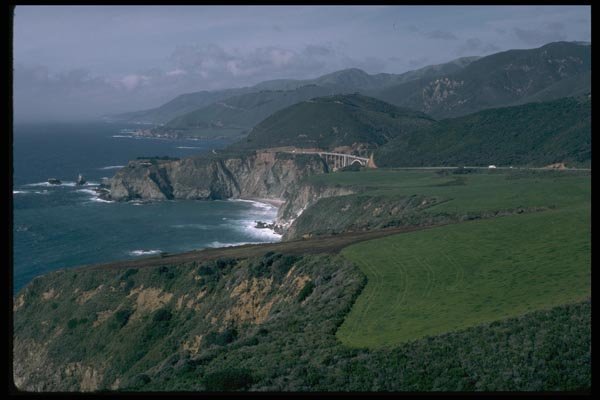 144078 Big Sur Coast Bixby Creek Bridge A4 Photo Print