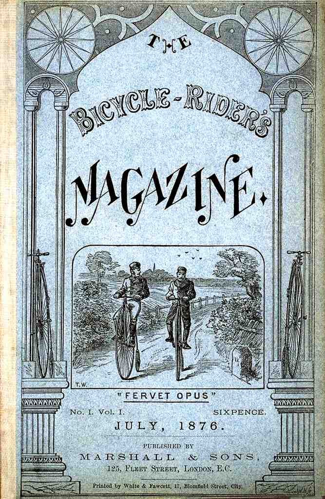 145 The Bicycle Riders Magazine 1876 Vintage A4 Photo Print