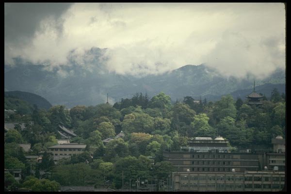 145001 Kyoto, Its Natural Setting Enhances Life For Its Inhabitants A4 Photo Print
