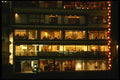 145006 Multi Story Restaurants Overlook The River A4 Photo Print