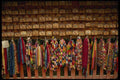 145044 Strings Of Folded Paper Cranes And Wooden Amulets A4 Photo Print