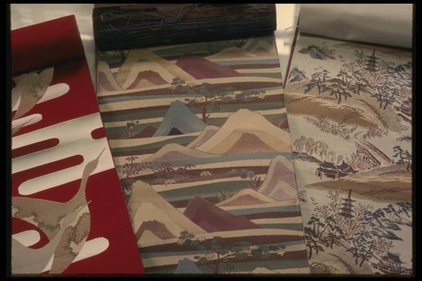 145064 Exquisite Silk Brocade For A Kimono Sash A4 Photo Print