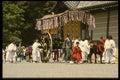 145098 Decorative Carriage, Hollyhock Festival A4 Photo Print