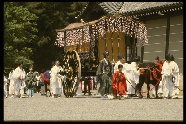 145098 Decorative Carriage, Hollyhock Festival A4 Photo Print