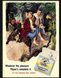 146 players cigarettes 1950s Advert A4 Photo Print