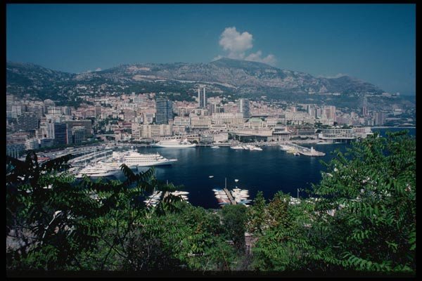 146002 Overview From The Palace Grounds, The 370 Acre Principality A4 Photo Print