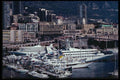 146003 Luxury Liners And Mega Yachts Dock In The Main Harbor A4 Photo Print