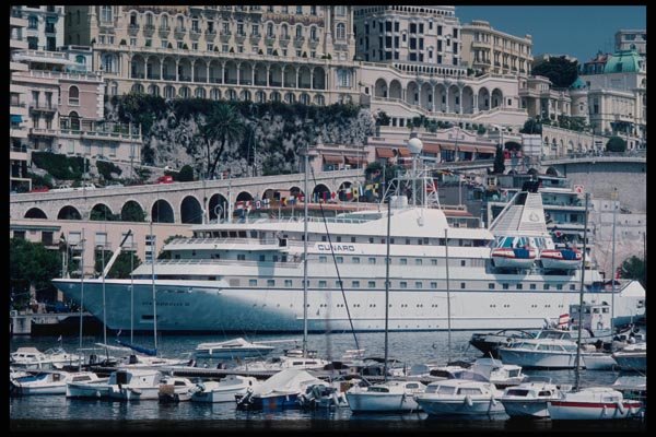 146005 The Sea Goddess Surrounded By A Smaller Flotilla A4 Photo Print