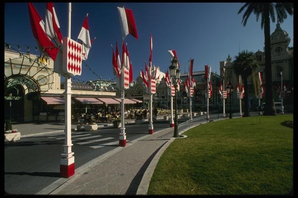 146019 The Grounds Decorated With Flags And Royal Coat Of Arms A4 Photo Print