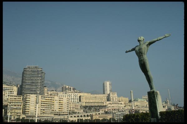 146054 Statue Of The Diver , Above The Olympic Outdoor Pool A4 Photo Print