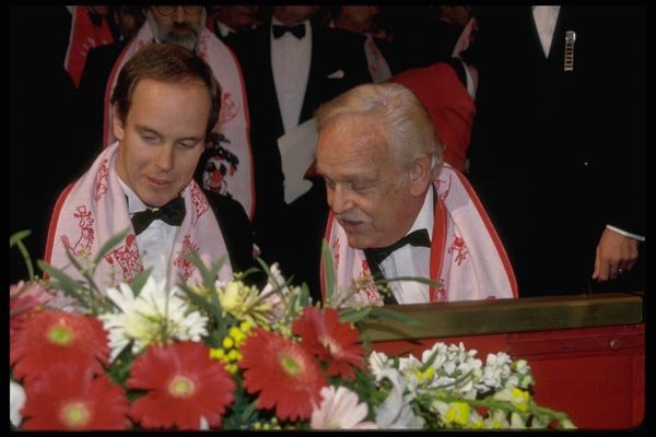146095 But Not Until Prince Rainier And Son Albert Reach The Royal Box A4 Photo Print