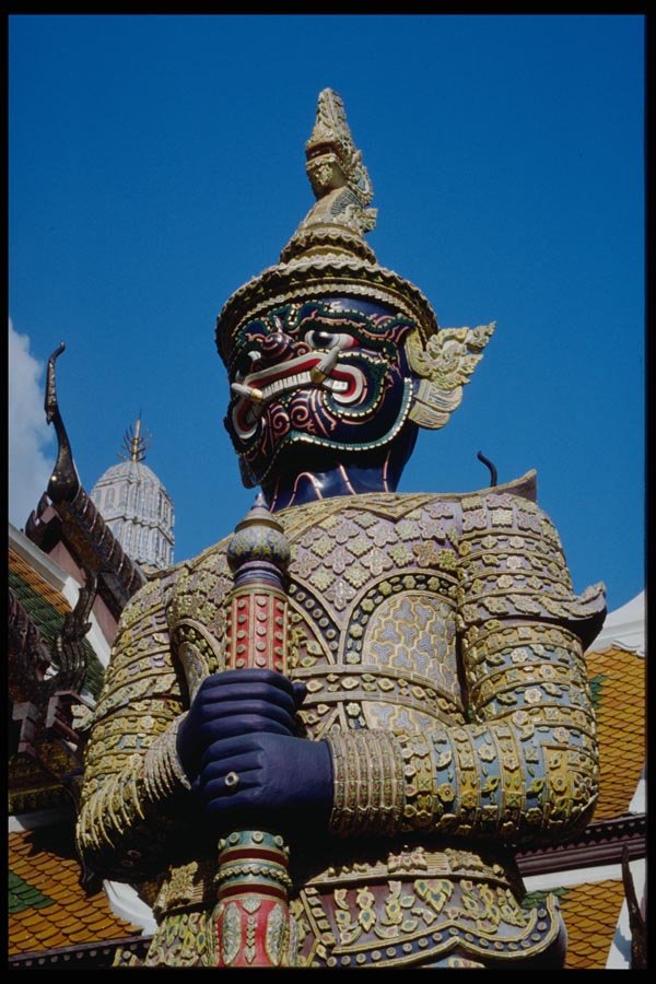 147010 Bangkok Grand Palace A4 Photo Print
