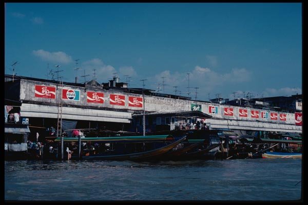 147015 Bangkok Choa Phra River A4 Photo Print