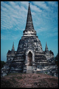 147028 Ayuthaya Wat Phra Sri Samphet A4 Photo Print