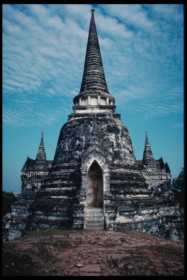 147028 Ayuthaya Wat Phra Sri Samphet A4 Photo Print