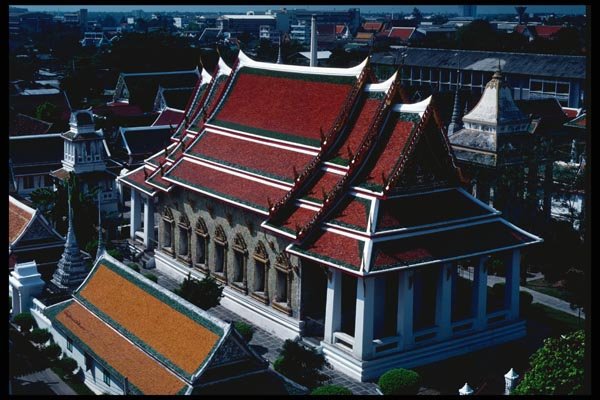 147042 Bangkok Wat Arun A4 Photo Print