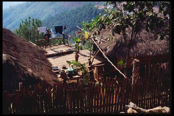 147082 Chiang Rai Akha Village A4 Photo Print