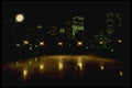 148015 Couple Skating By Moonlight, Wollman Rink, Central Park A4 Photo Print