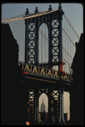 148018 Empire State Building Through Arch Of Manhattan Bridge A4 Photo Print