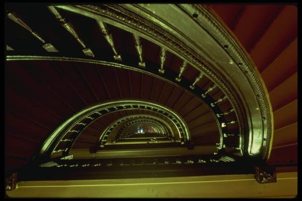 148080 Spiral Staircase, MacIntyre Building A4 Photo Print