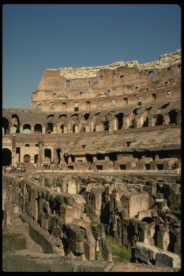 149004 Lion Race Tracks, Colosseum A4 Photo Print