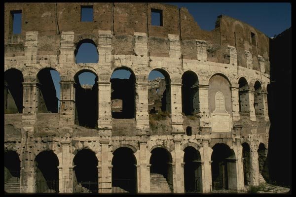 149006 Arched Entry At The Colosseum A4 Photo Print
