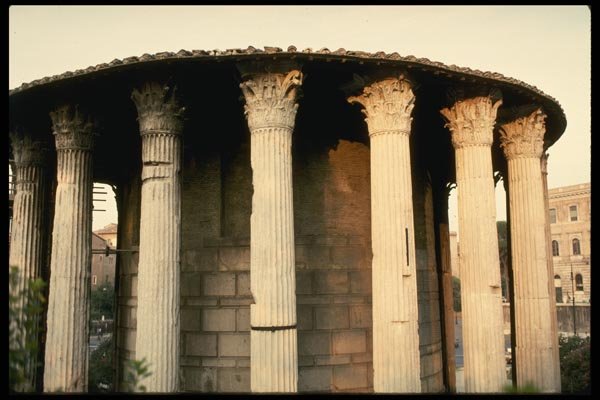 149007 Vesta Temple Remains A4 Photo Print