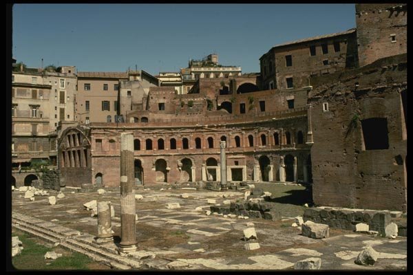 149022 Remains Of Augustus' Forum A4 Photo Print