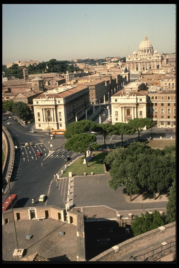 149026 View Of Vatican From Castle A4 Photo Print