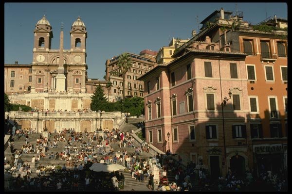 149030 Keats Shelley Memorial And Spanish Steps A4 Photo Print