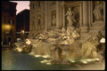 149036 Trevi Fountain At Night A4 Photo Print