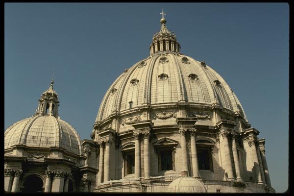 149048 Domes Of St. Peter's A4 Photo Print
